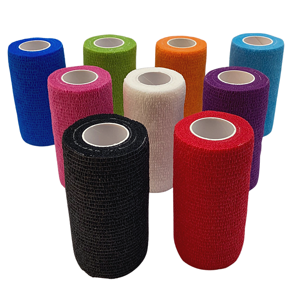Vetrap 10 cm x 4,5 m blandade färger